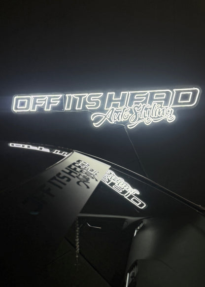 Off Its Head - Windscreen Banner