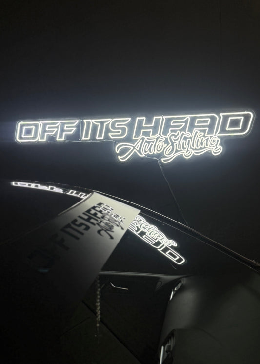 Off Its Head - Windscreen Banner